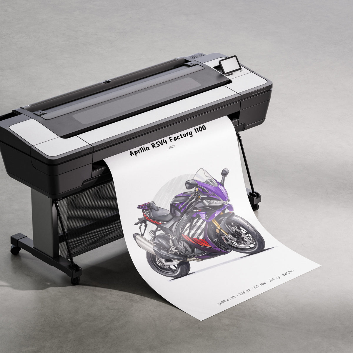 Aprilia RSV4 Factory 1100 2027 Print
