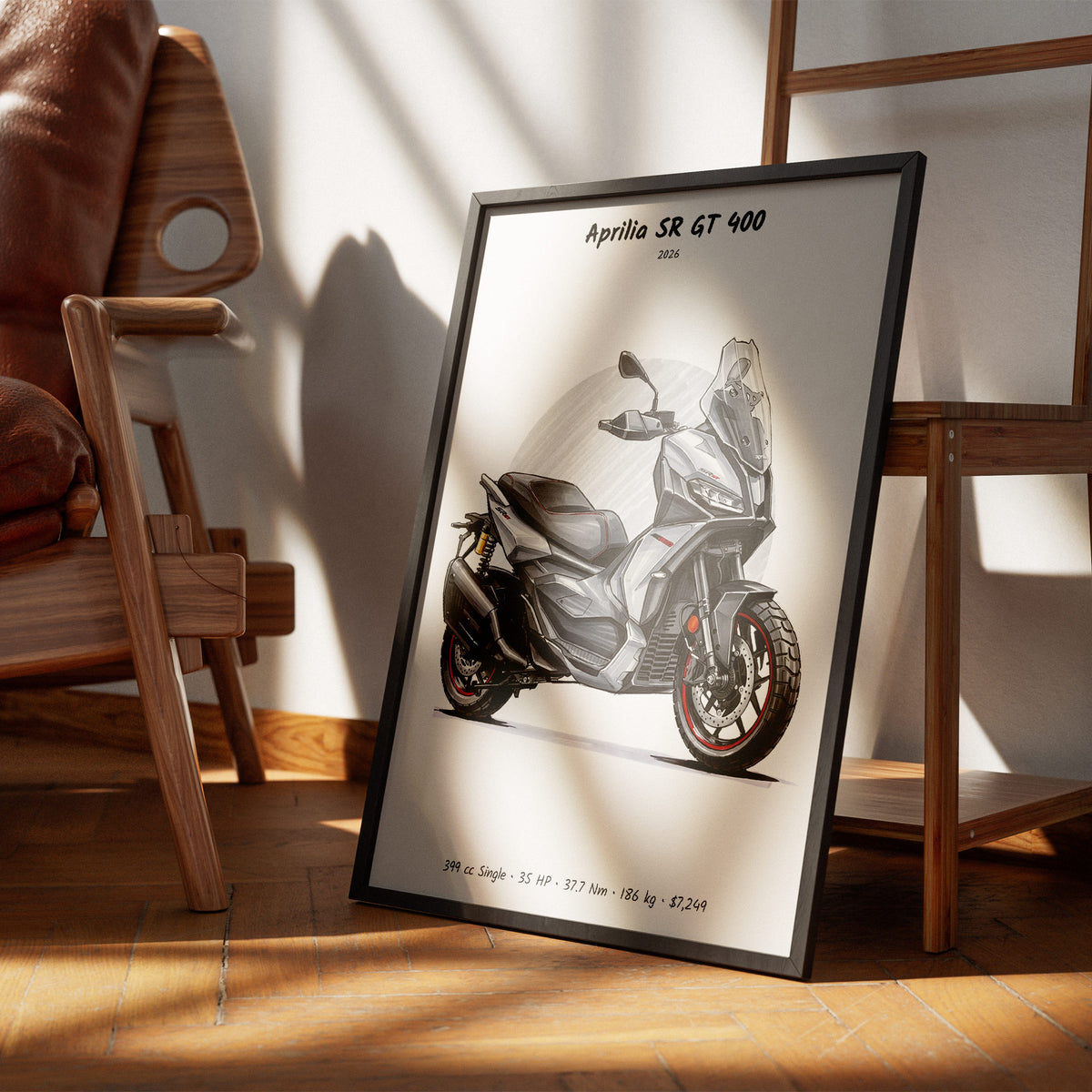 Aprilia SR GT 400 2026 Wall Art