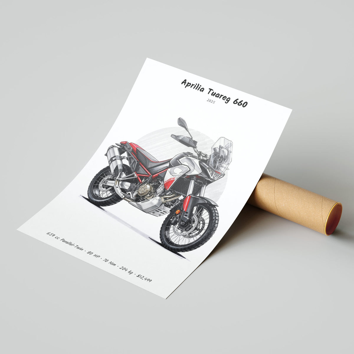 Aprilia Tuareg 660 2025 Poster