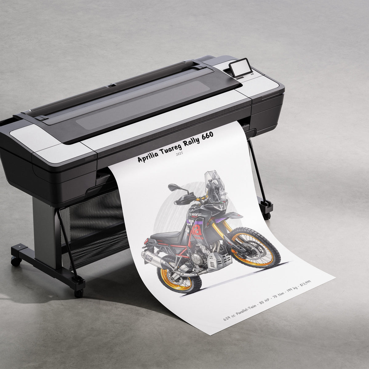 Aprilia Tuareg Rally 660 2025 Print