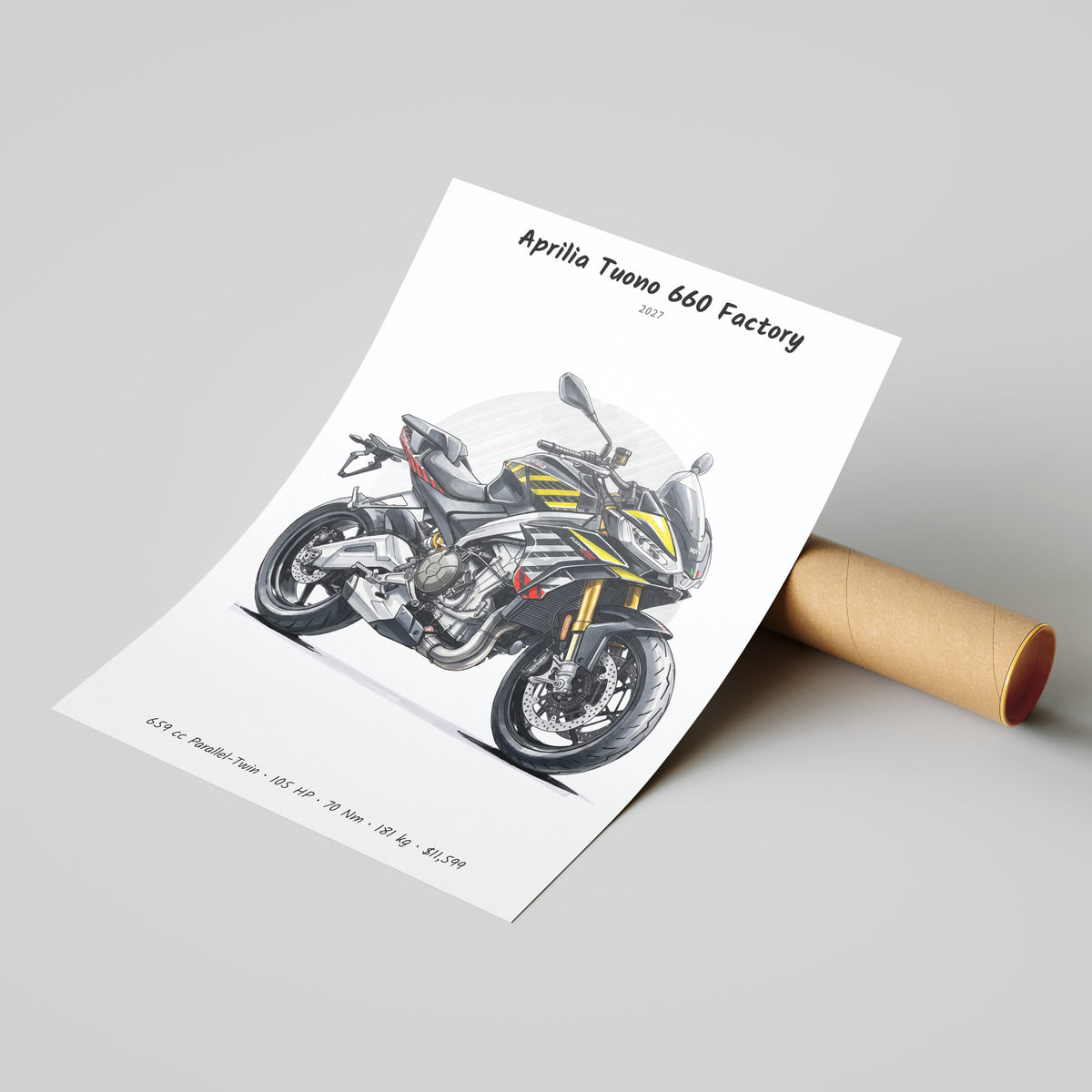 Aprilia Tuono 660 Factory 2027 Poster