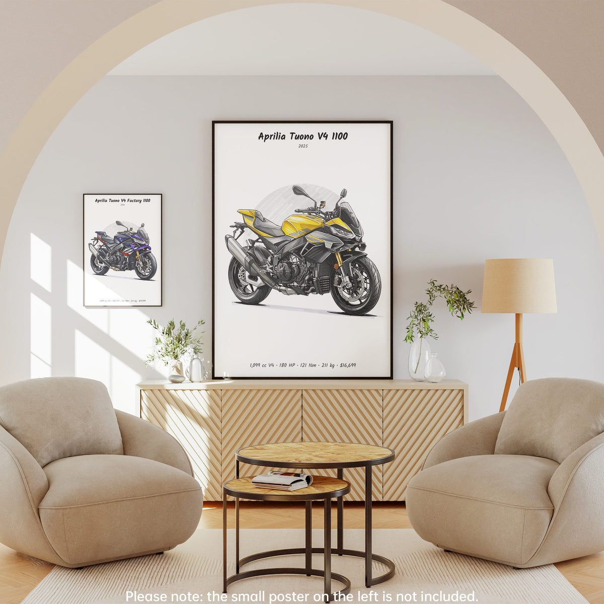 Aprilia Tuono V4 1100 2025 Wall Art
