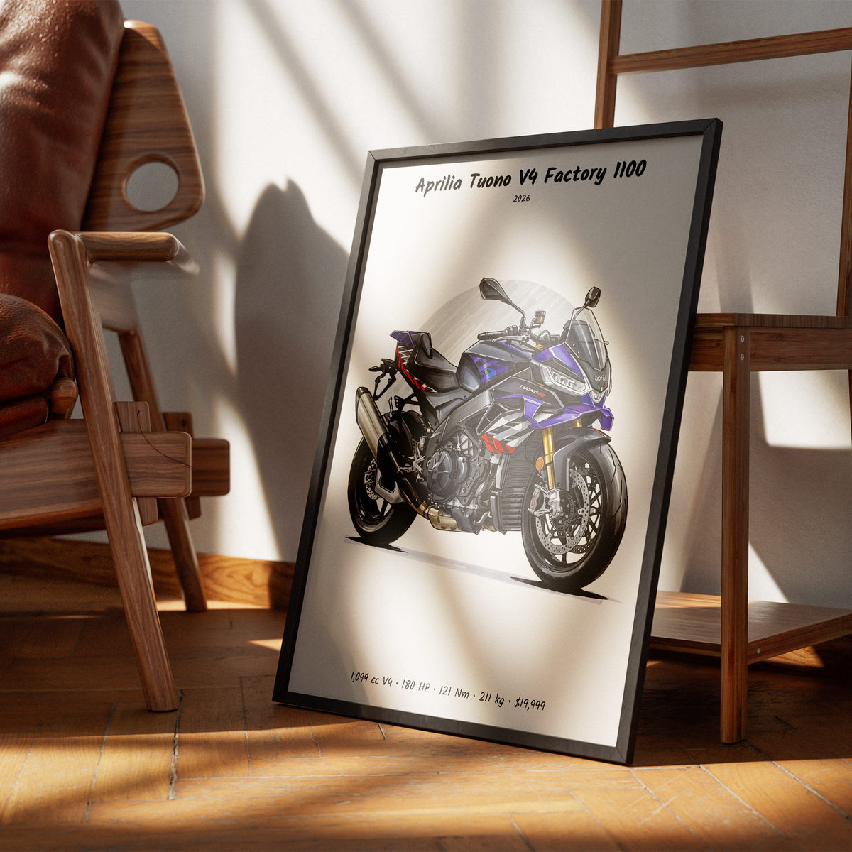 Aprilia Tuono V4 Factory 1100 2026 Wall Art