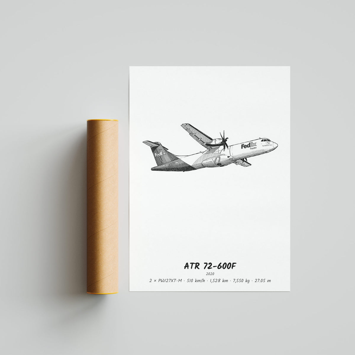 ATR 72-600F Poster Print