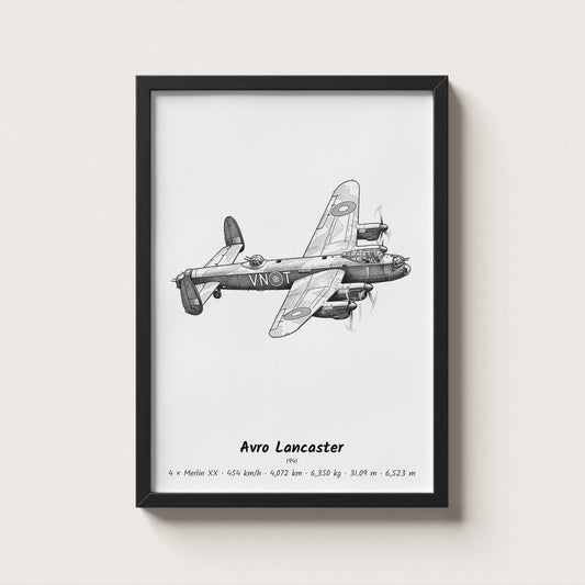 Avro Lancaster Wall Art