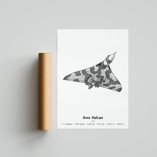 Avro Vulcan Poster Print