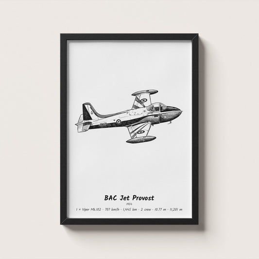 BAC Jet Provost Wall Art
