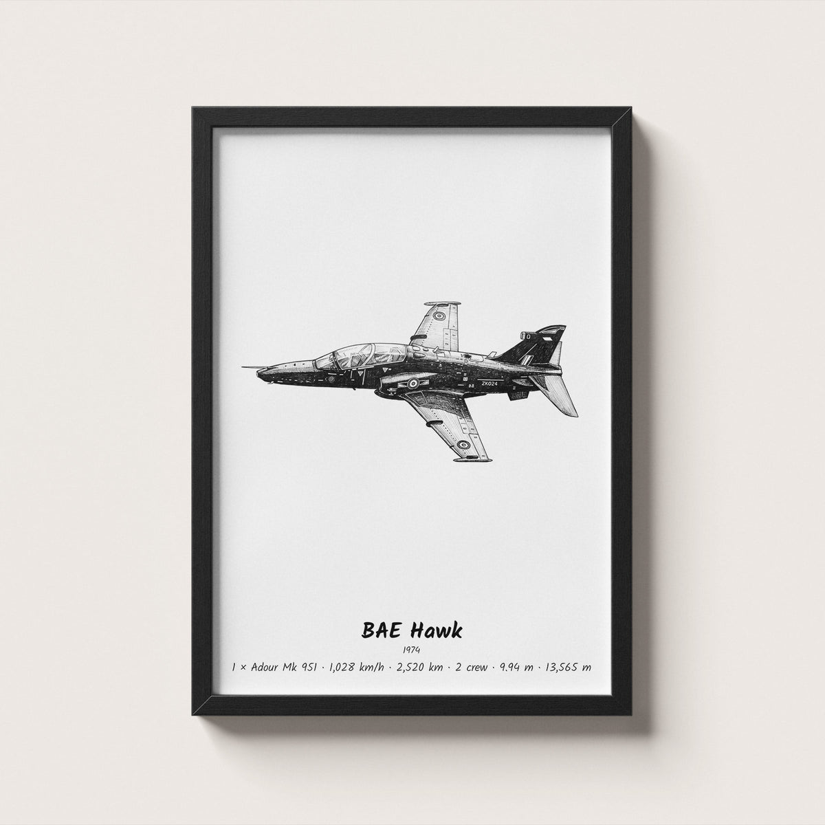 BAE Hawk Wall Art