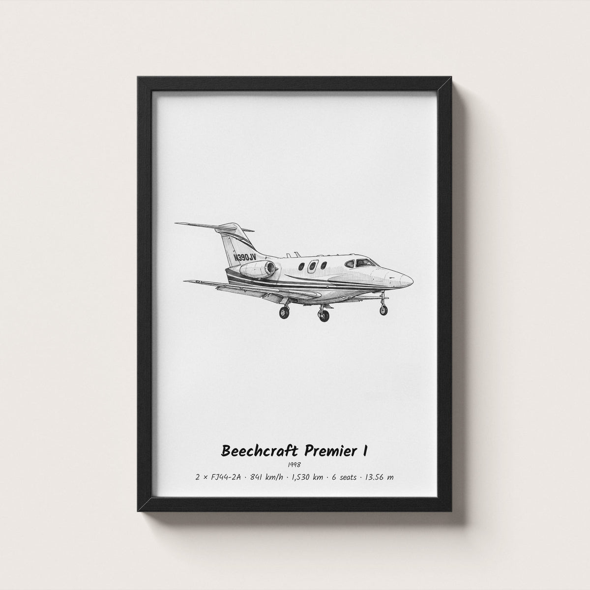Beechcraft Premier I Wall Art