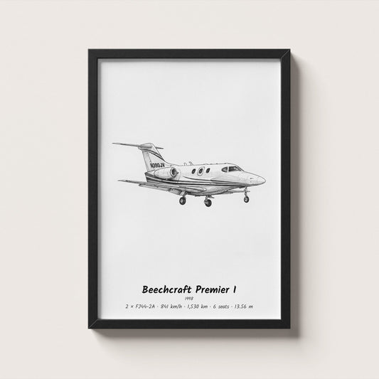 Beechcraft Premier I Wall Art
