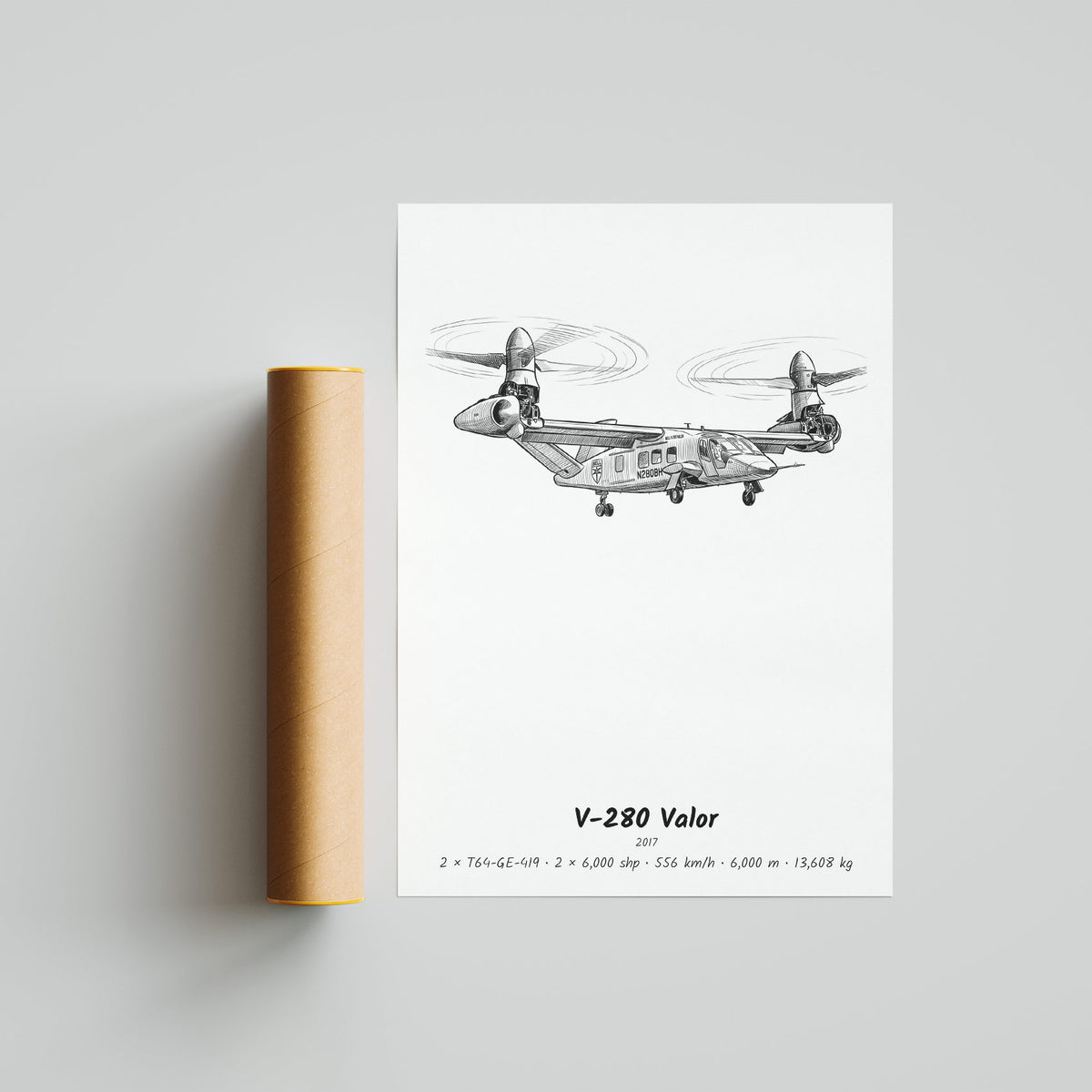 Bell V-280 Valor Helicopter Poster