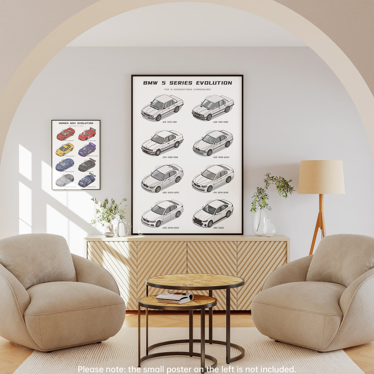 BMW 5 Series Evolution Poster