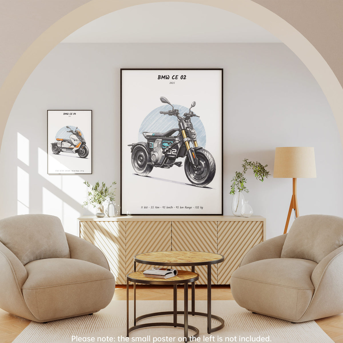 BMW CE 02 2025 Wall Art