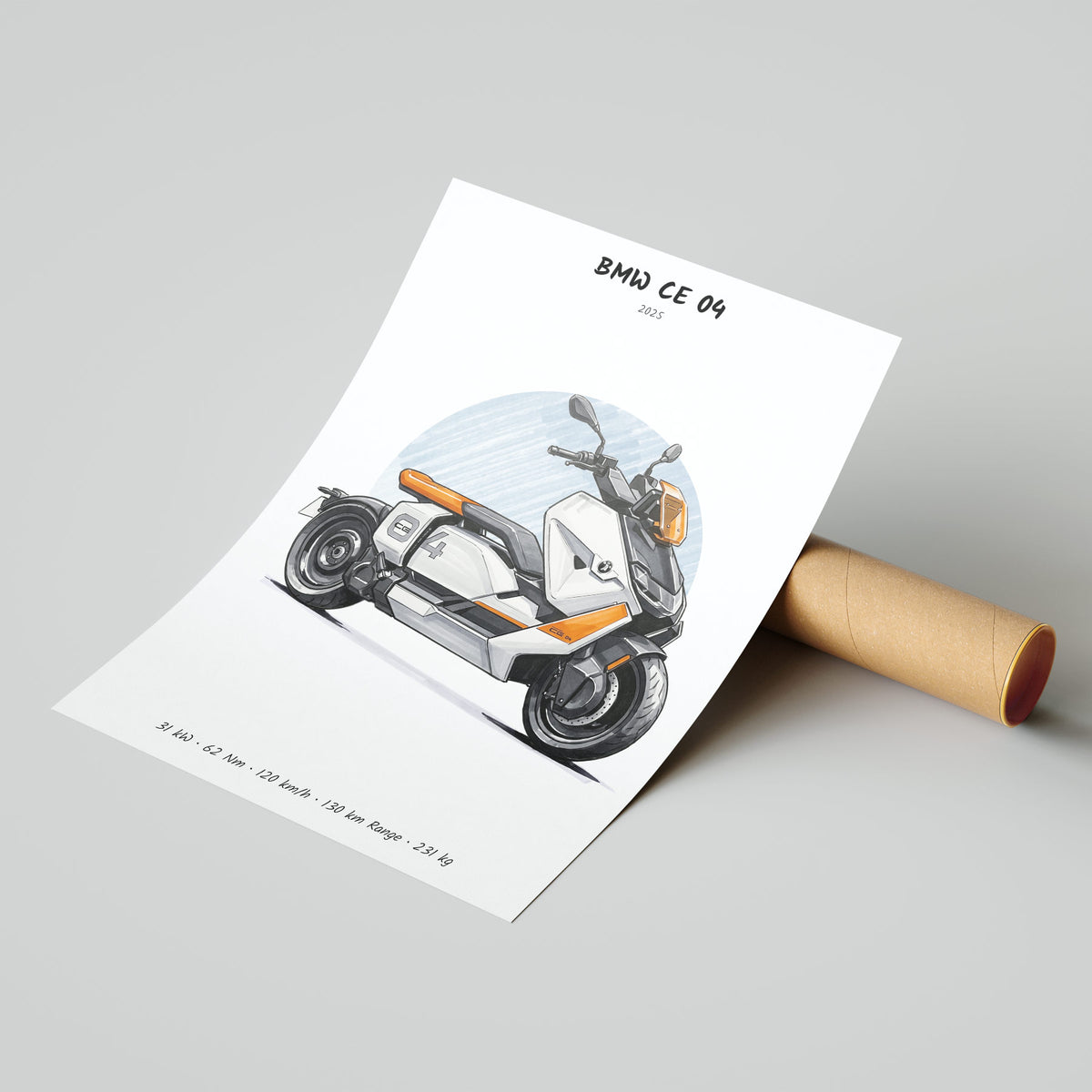 BMW CE 04 2025 Poster