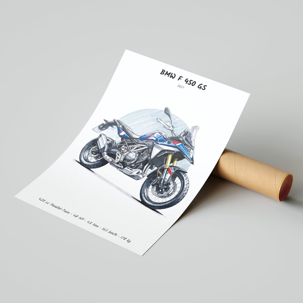 BMW F 450 GS 2027 Poster