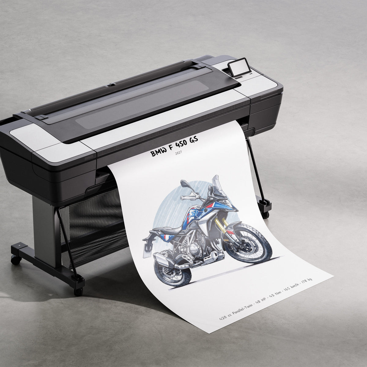 BMW F 450 GS 2027 Print