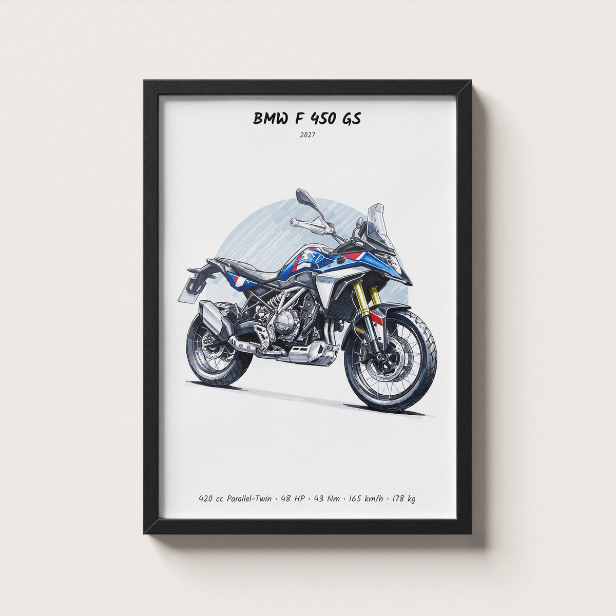 BMW F 450 GS 2027 Wall Art
