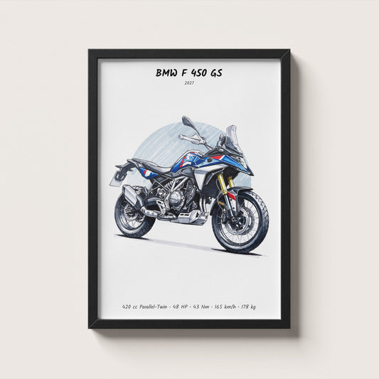 BMW F 450 GS 2027 Wall Art