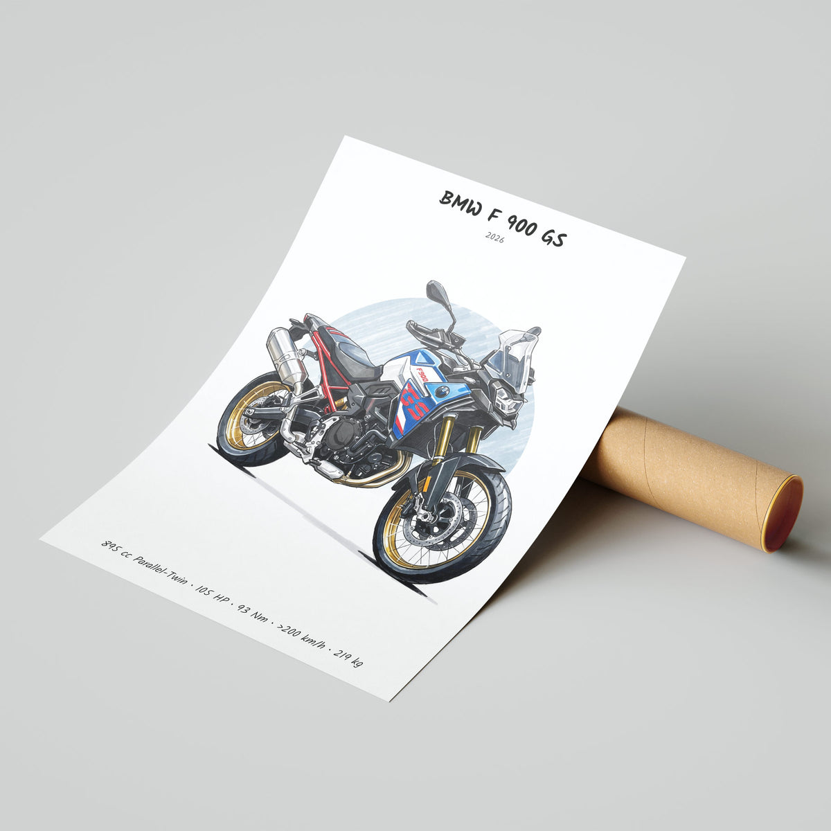 BMW F 900 GS 2026 Poster