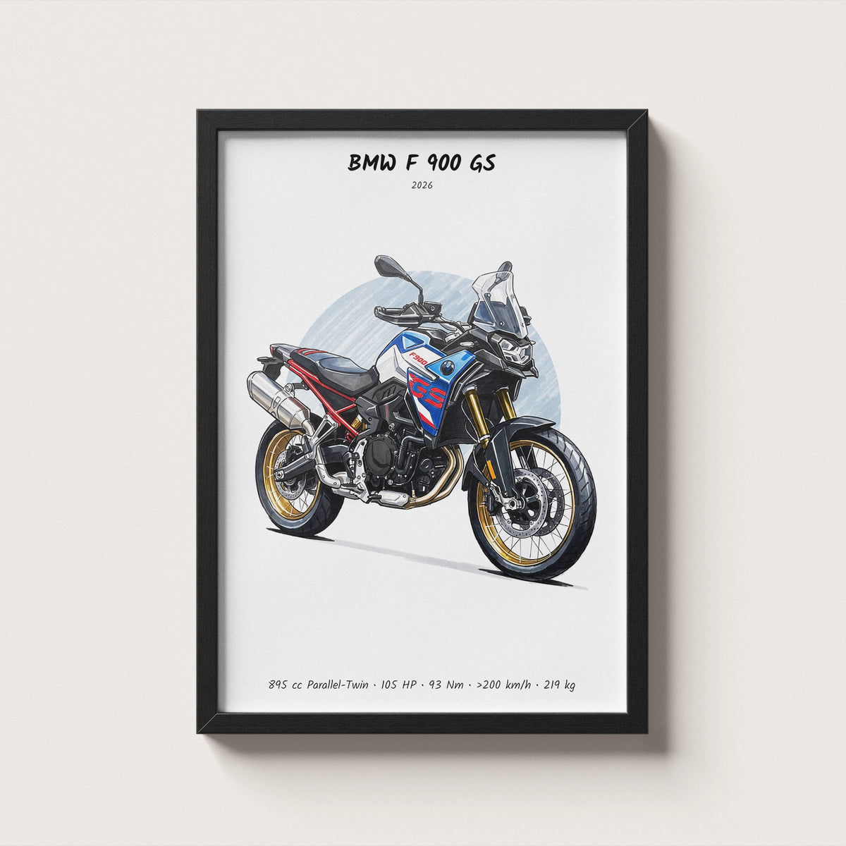 BMW F 900 GS 2026 Wall Art
