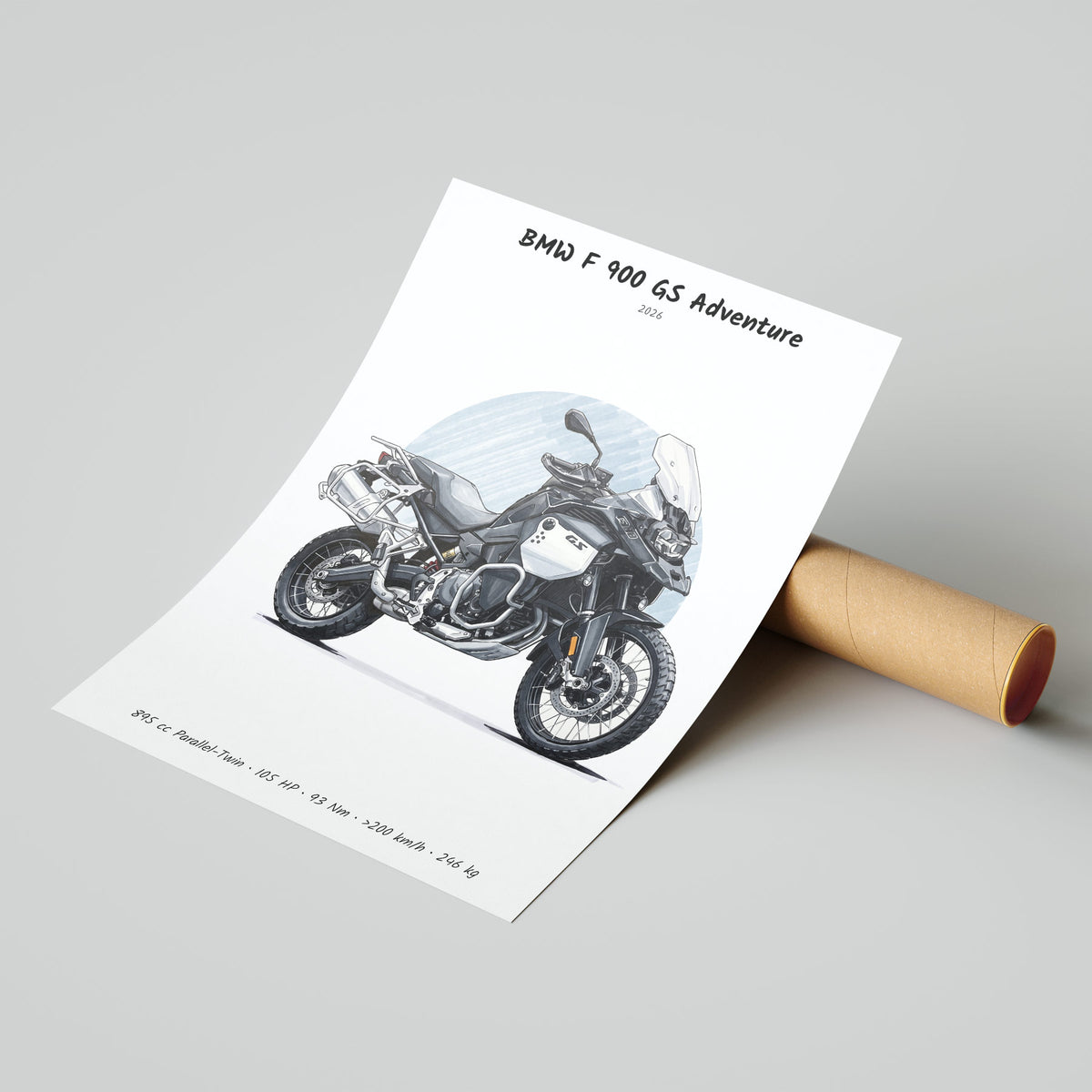 BMW F 900 GS Adventure 2026 Poster