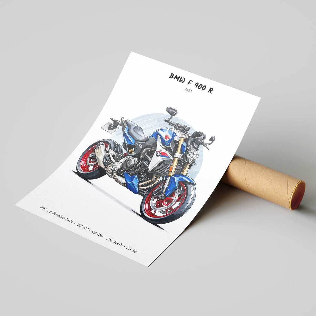 BMW F 900 R 2026 Poster
