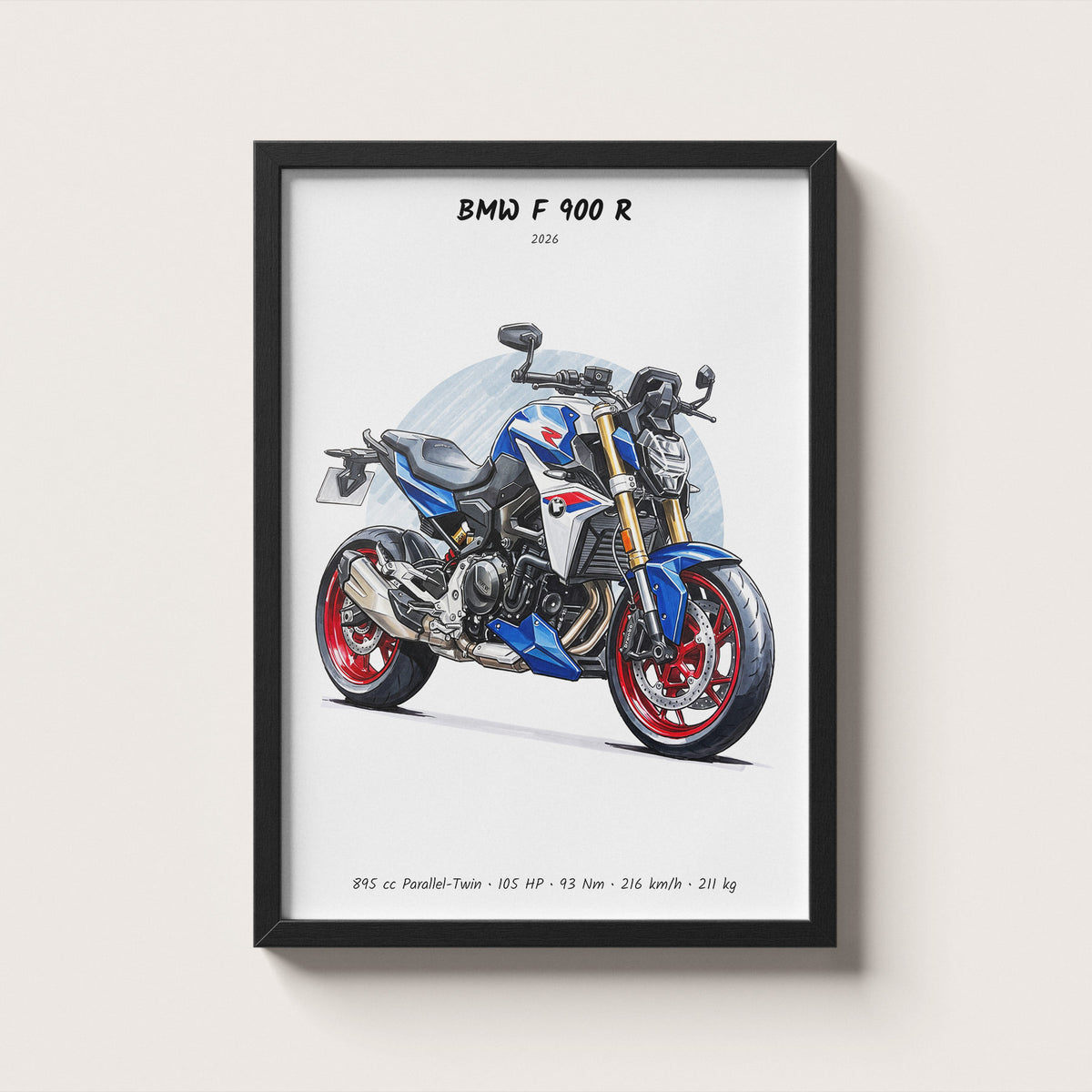 BMW F 900 R 2026 Wall Art