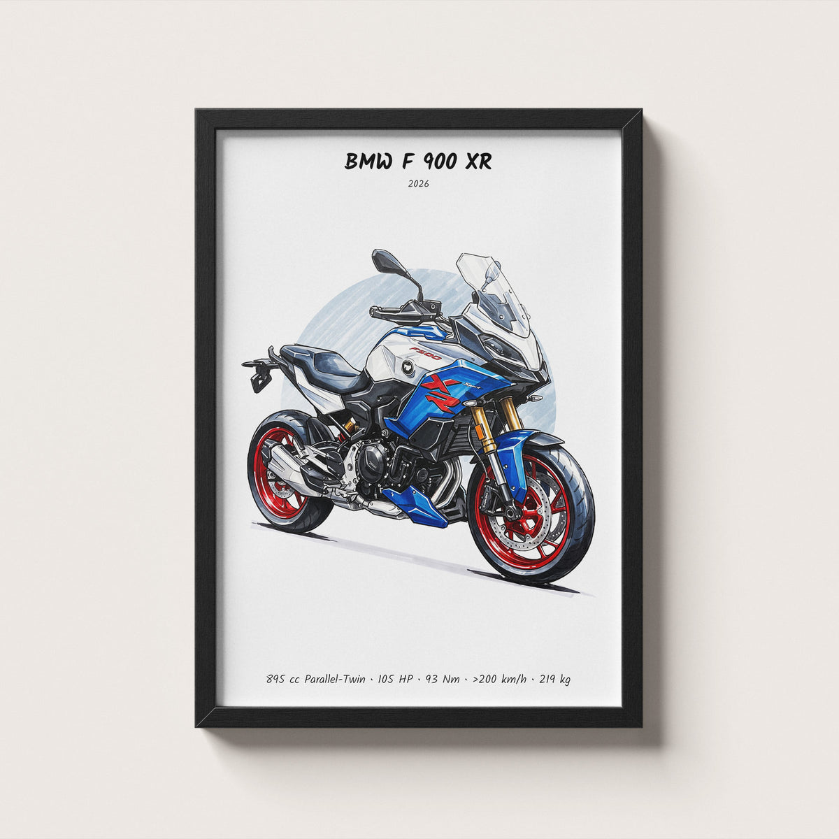 BMW F 900 XR 2026 Wall Art
