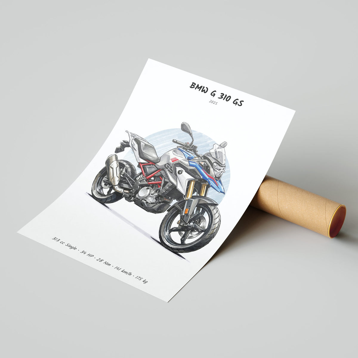 BMW G 310 GS 2025 Poster