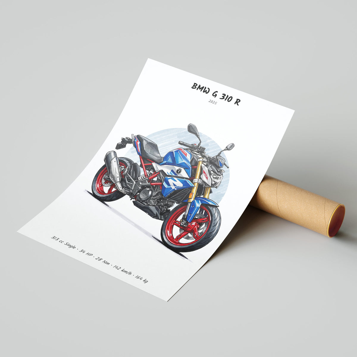 BMW G 310 R 2025 Poster