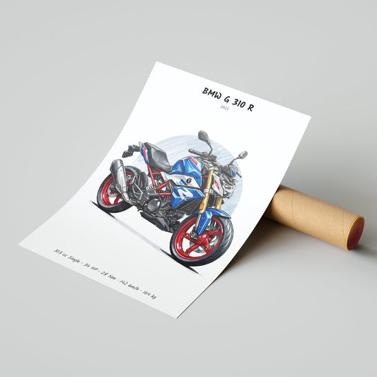 BMW G 310 R 2025 Poster