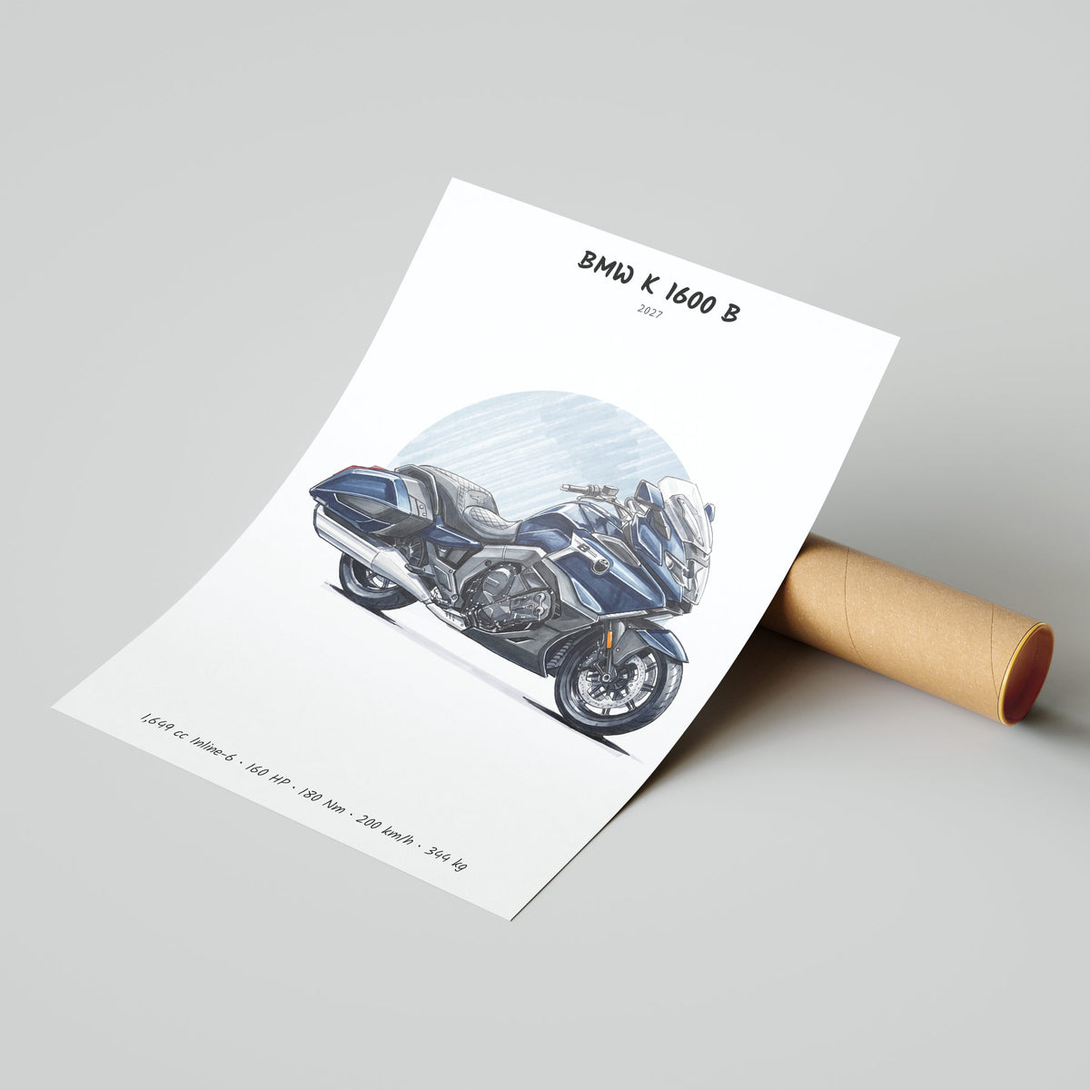 BMW K 1600 B 2027 Poster