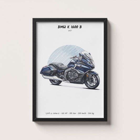 BMW K 1600 B 2027 Wall Art