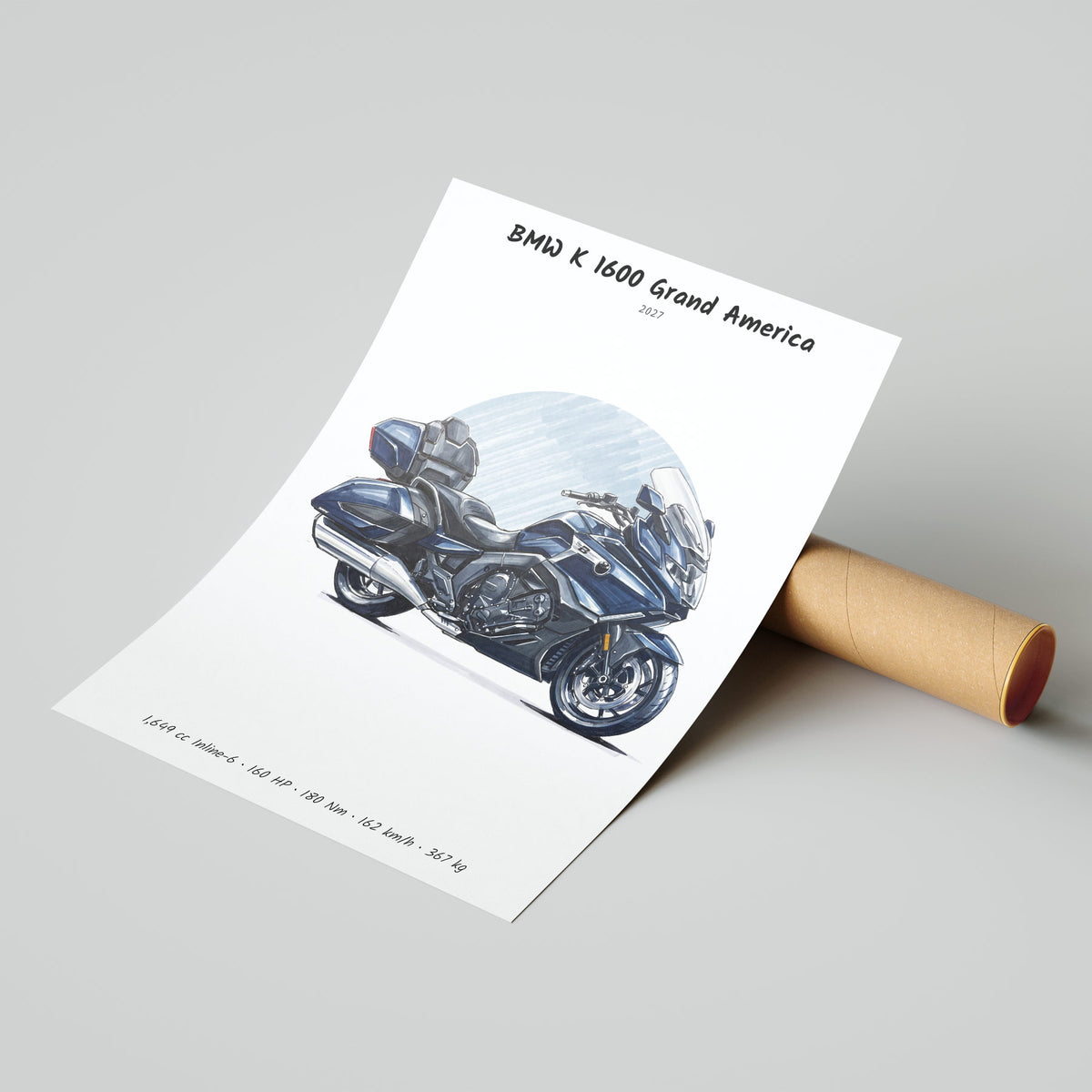 BMW K 1600 Grand America 2027 Poster