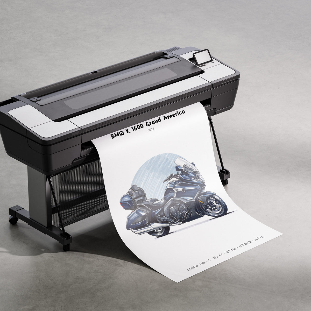 BMW K 1600 Grand America 2027 Print