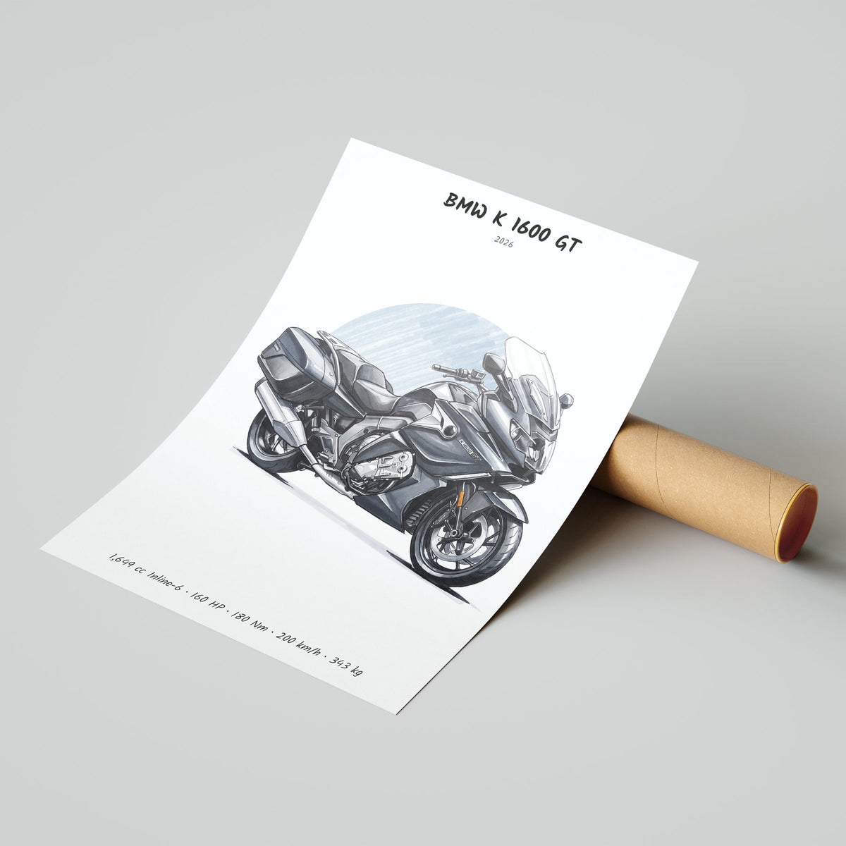 BMW K 1600 GT 2026 Poster