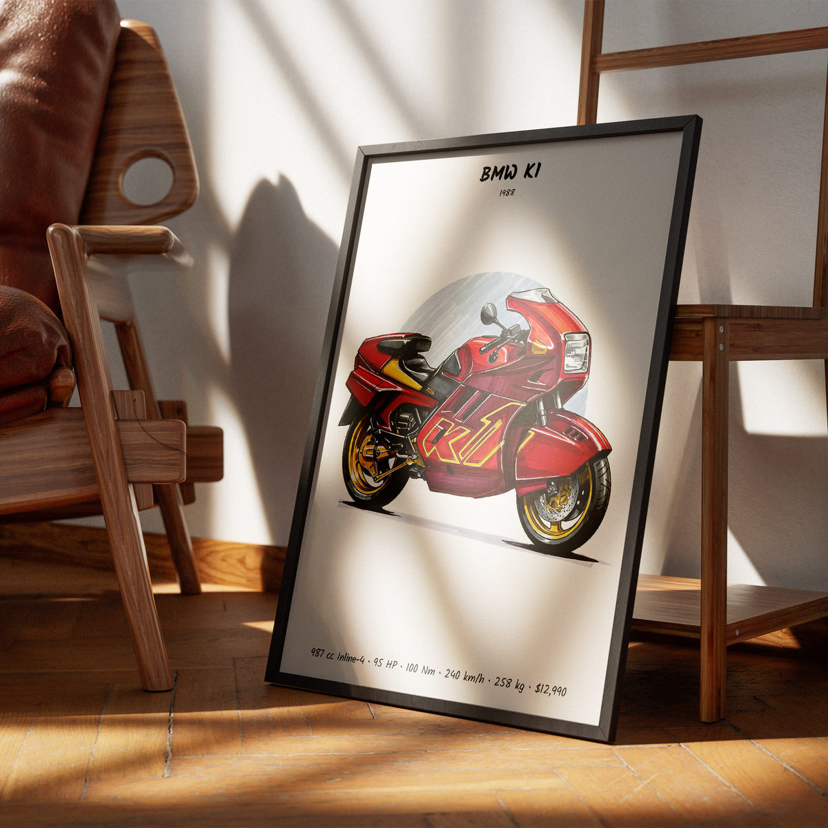 BMW K1 1988 Wall Art