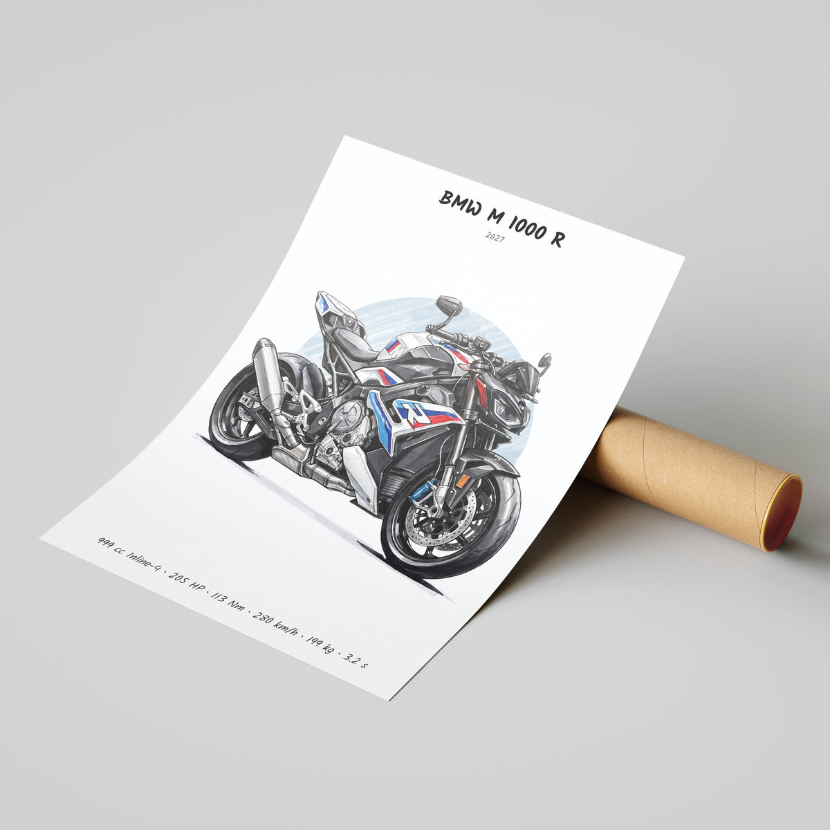 BMW M 1000 R 2027 Poster