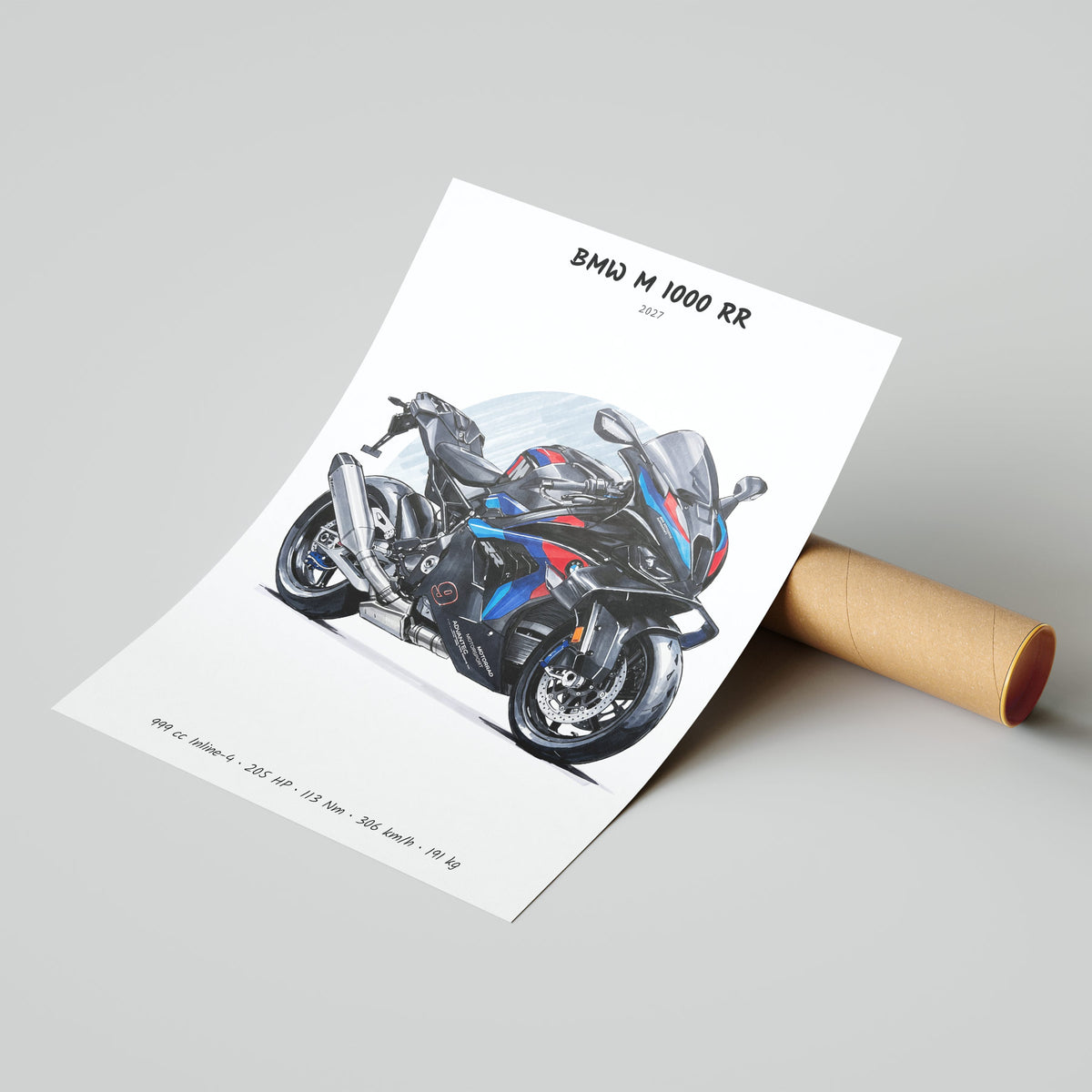 BMW M 1000 RR 2027 Poster