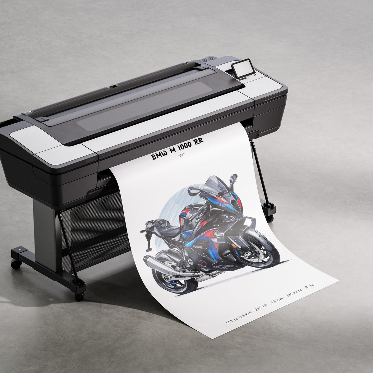 BMW M 1000 RR 2027 Print