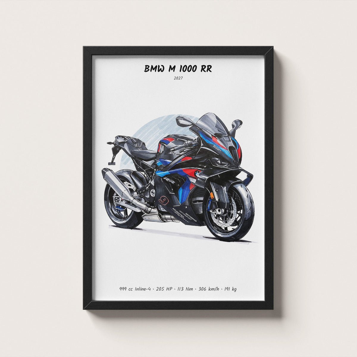 BMW M 1000 RR 2027 Wall Art