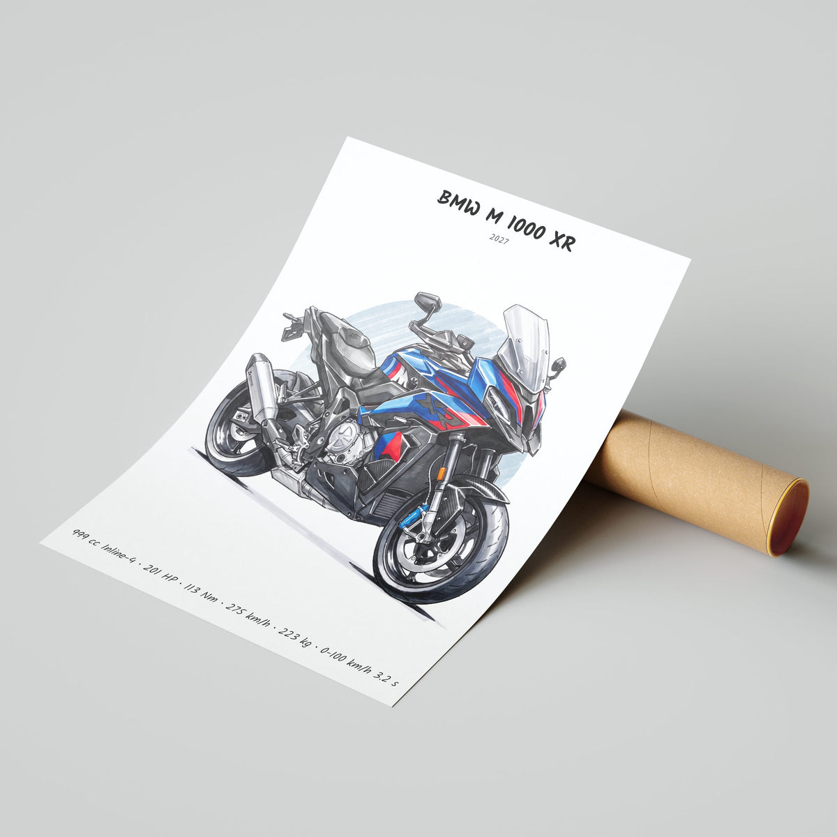 BMW M 1000 XR 2027 Poster