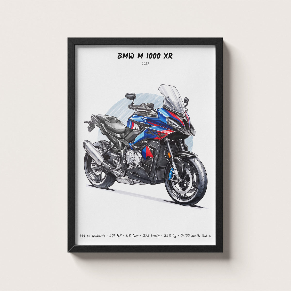 BMW M 1000 XR 2027 Wall Art