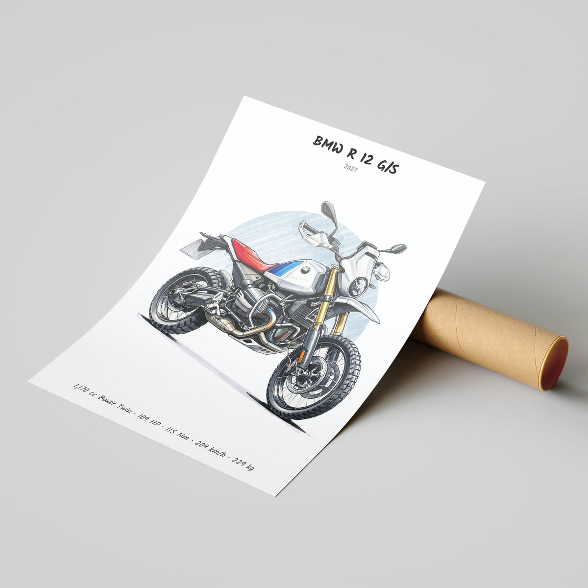 BMW R 12 G/S 2027 Poster