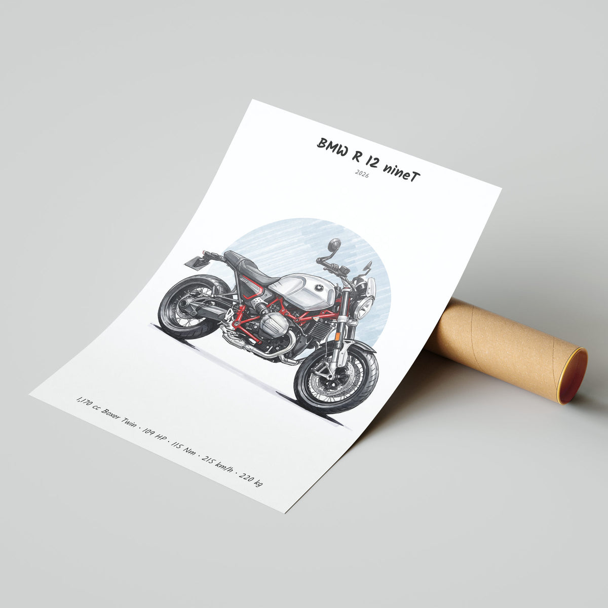 BMW R 12 nineT 2026 Poster