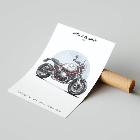 BMW R 12 nineT 2026 Poster
