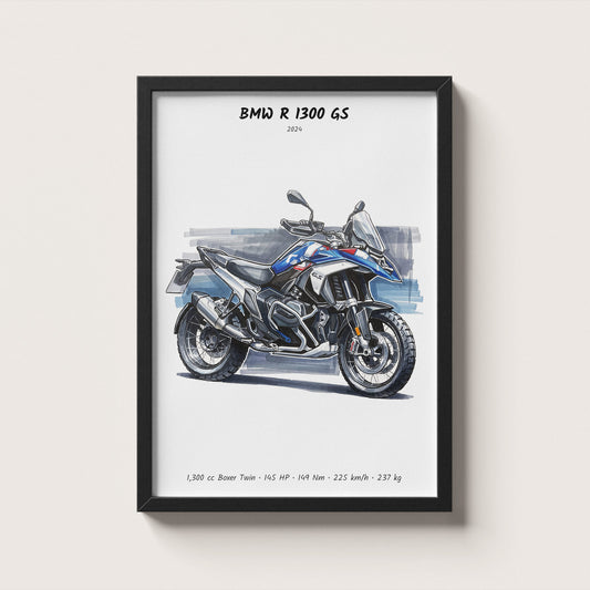 BMW R 1300 GS 2024 Wall Art