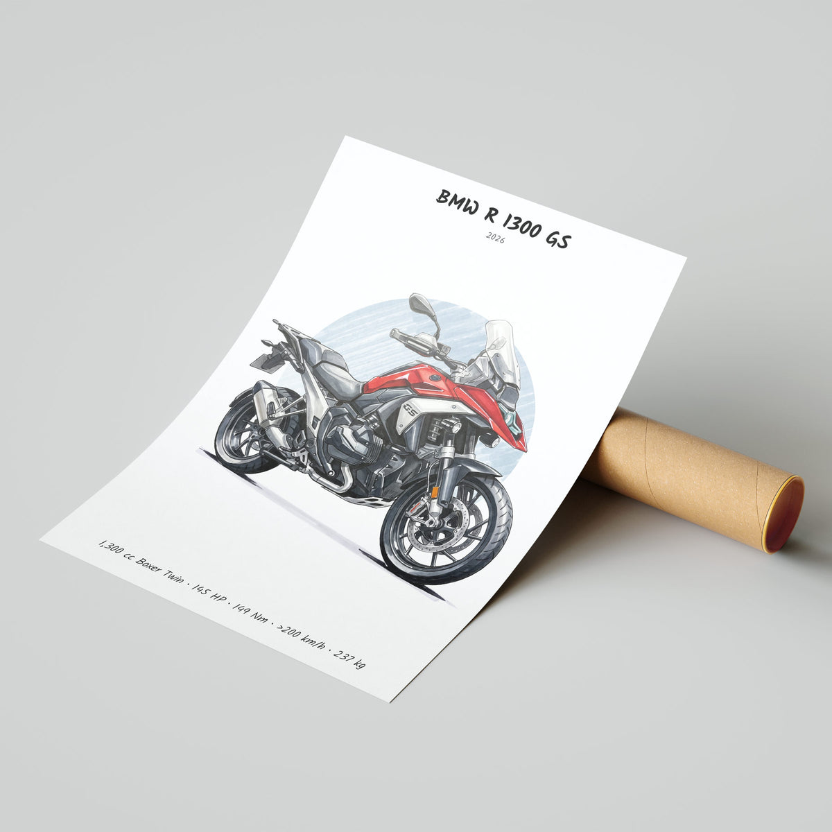 BMW R 1300 GS 2026 Poster