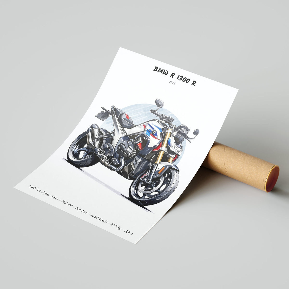 BMW R 1300 R 2026 Poster