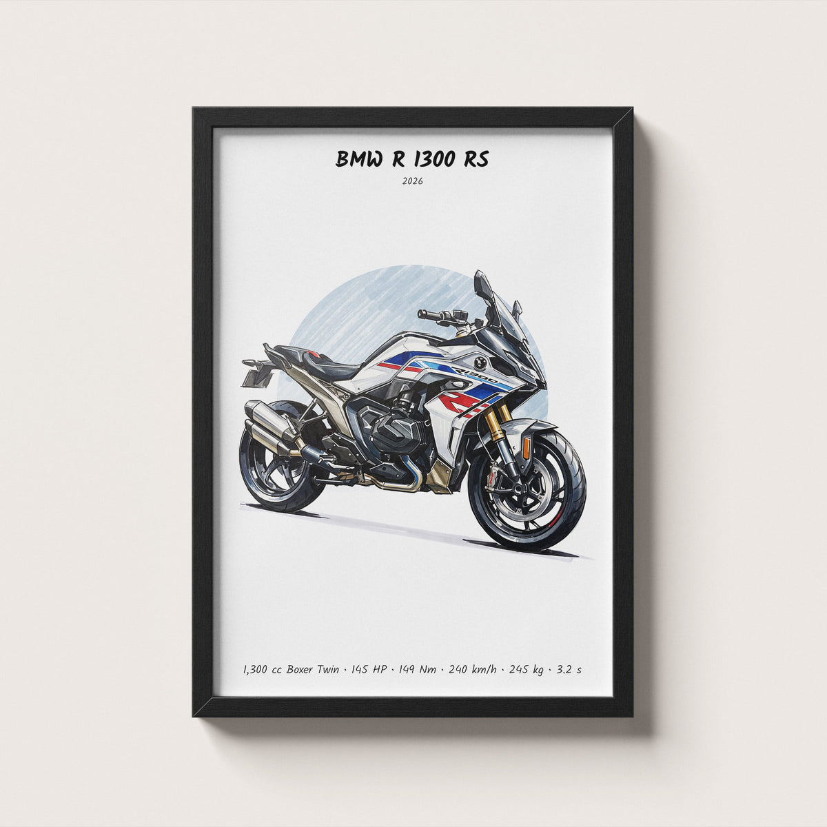 BMW R 1300 RS 2026 Wall Art